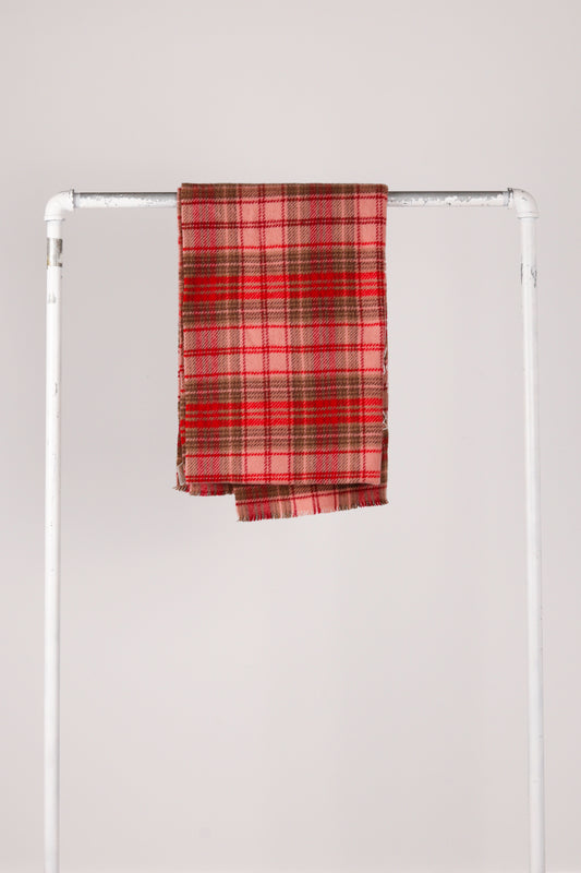 Acne Studios FW18 'Cassiar Check' Scarf Pink (2018)
