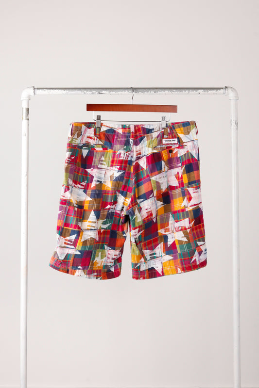 A Bathing Ape / BAPE SS10 'Sta Logo Madras Patchwork' Shorts (2010)