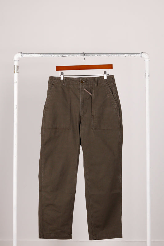 Engineered Garments FW23 'Workaday Fatigue' Pants Dark Olive (2023)