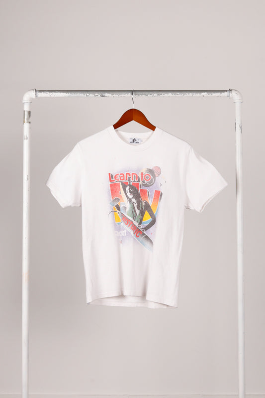 Hysteric Glamour SS22 'Learn To Fly Grand Tour' T-Shirt White (2022)