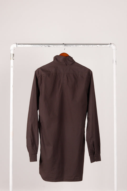 Rick Owens FW14 Moody 'Funnel' Shirt Dark Dust (2014)