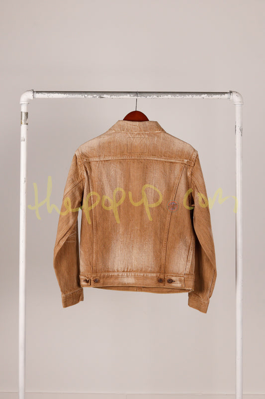 SugarCane Denim 'Type 3' Trucker Jacket Sunfaded Brown