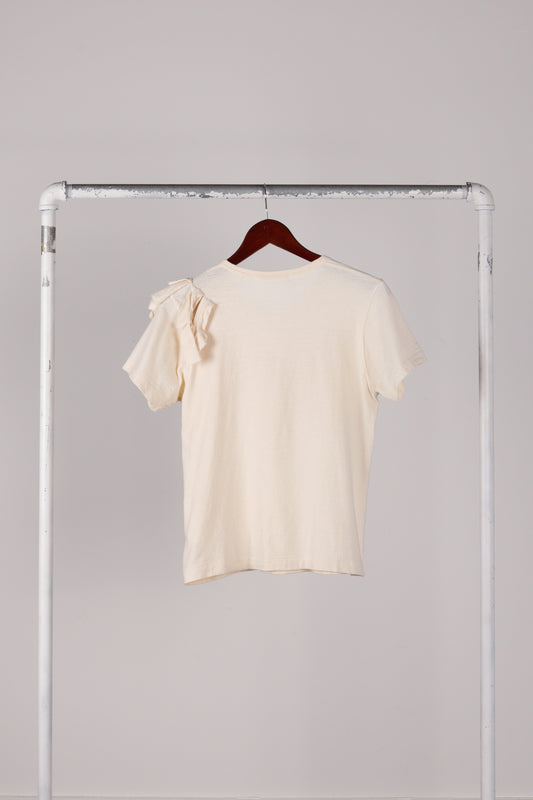 Comme des Garçons AW15 'Ribbon Embellished' Top Beige (2015)