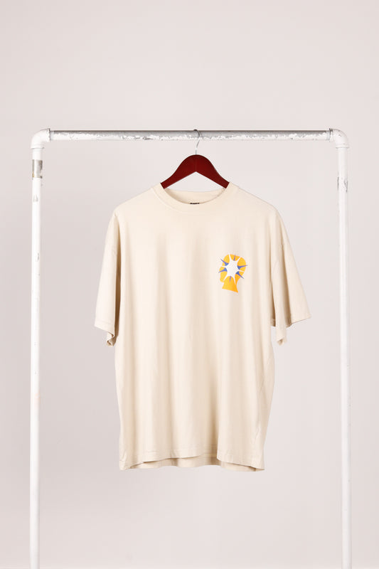 Brain Dead SS21 'Community, Research, Education' T-Shirt Tan (2021)