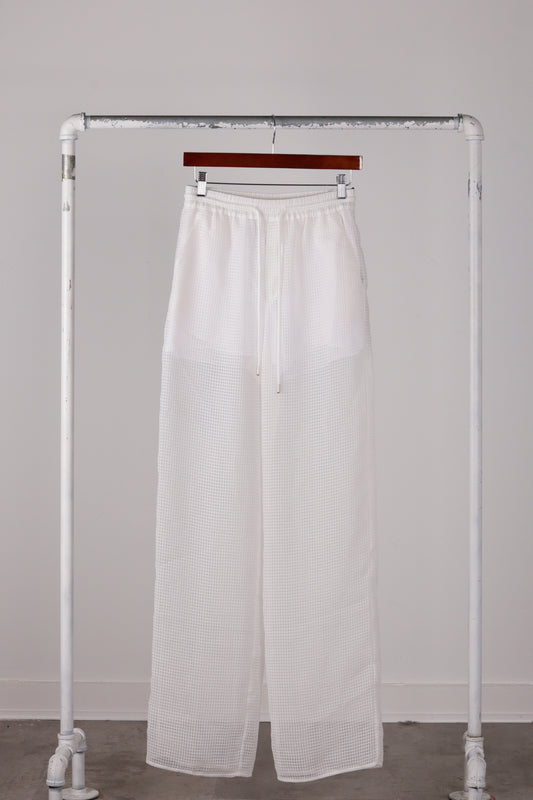 Maison Margiela SS20 'Sheer Waffle Pattern' Culotte Trousers (2020)