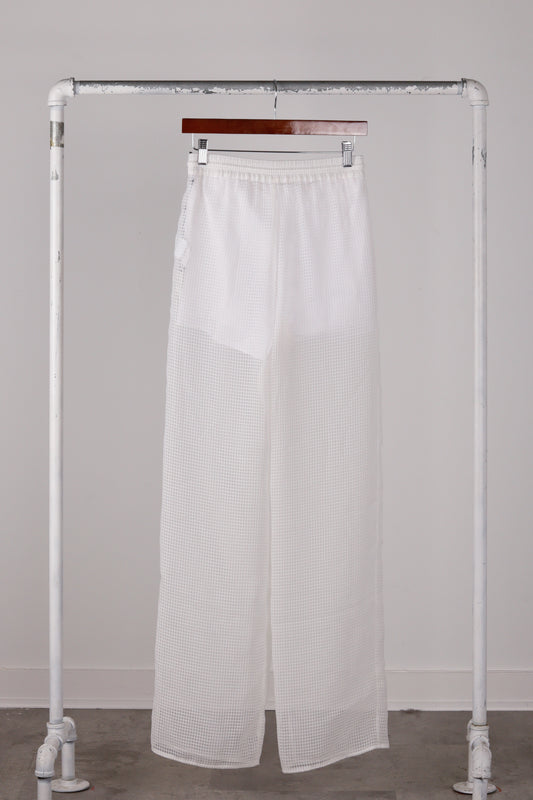 Maison Margiela SS20 'Sheer Waffle Pattern' Culotte Trousers (2020)