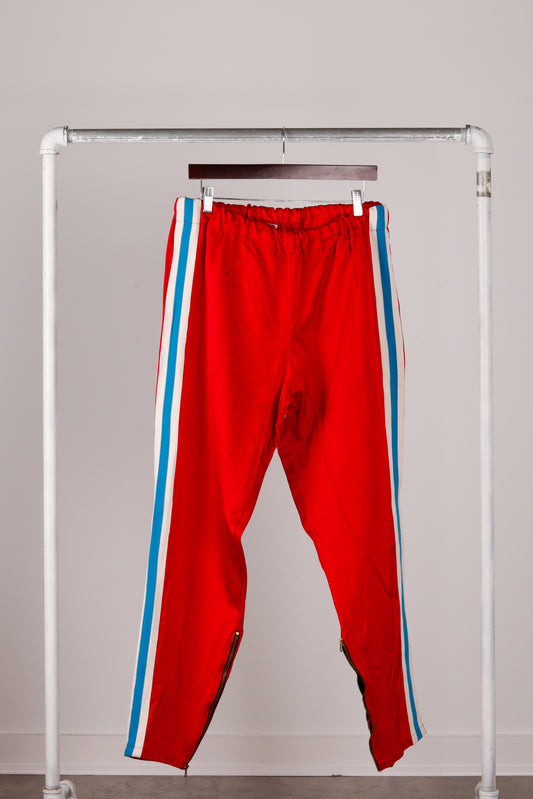 Vintage 50's Powers 'Striped Seam Basketball Warm-Up' Pants