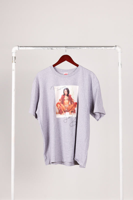 Supreme SS22 'Lil Kim' Photo T-Shirt Heather Grey (2022)