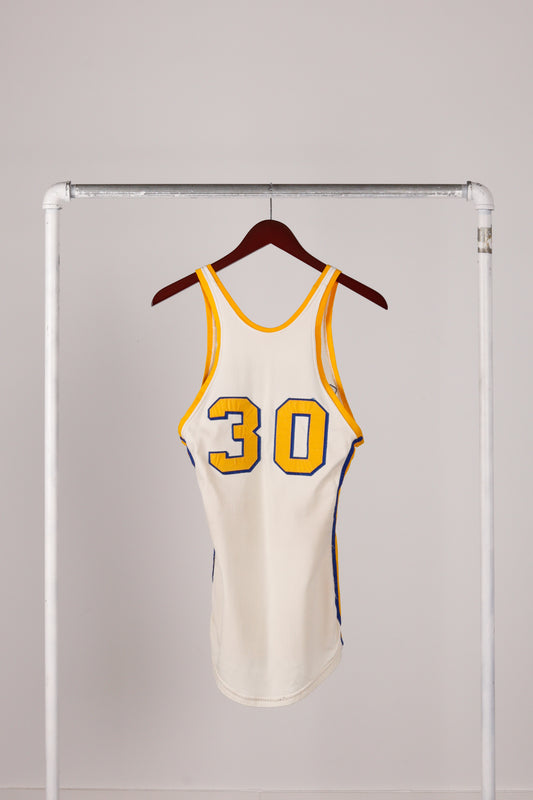 Vintage 50's North High School '30' Basketball Jersey White