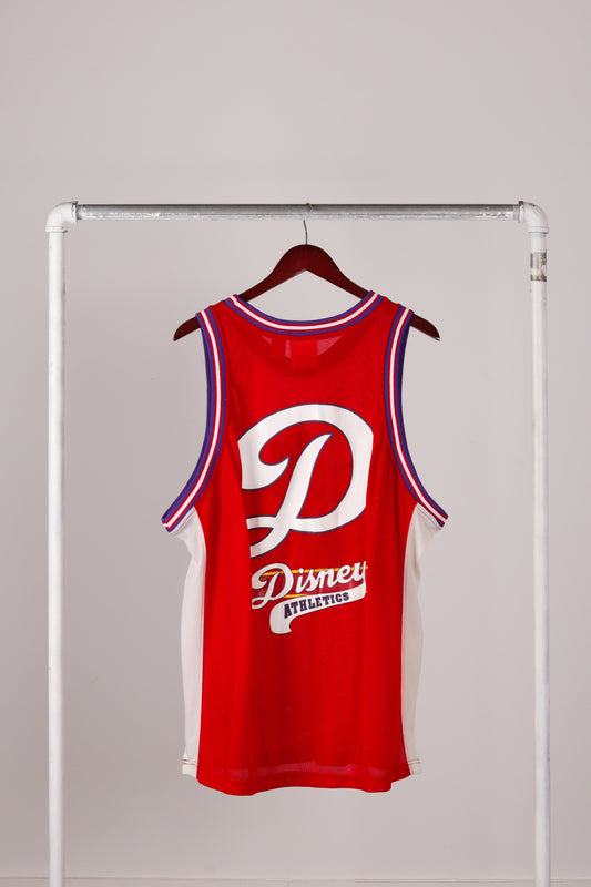 Vintage 90's Disney Athletics 'Mickey Mouse Slamdunk' Basketball Jersey