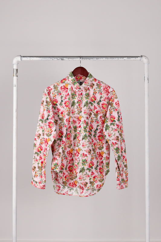 Engineered Garments 'Floral Print' Moleskin Shirt Pink