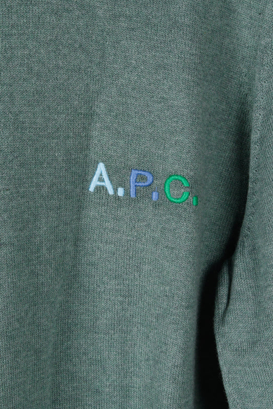 APC SS23 'Marvin Pullover' Sweater Heathered Green (2023)