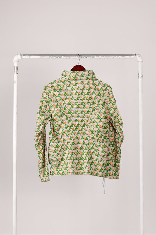 Comme des Garçons SHIRT x 10 Corso Como Seoul FW10 'Smoking Section Print' Windbreaker Jacket Green (2010)