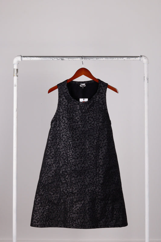 Comme des Garçons BLACK AW20 'Monochrome Leopard Print' Layering Smock (2020)