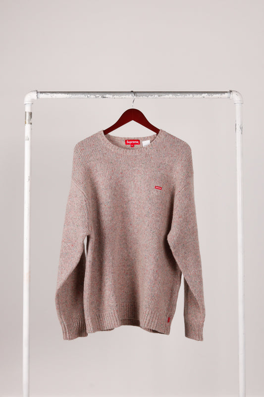 Supreme FW22 'Small Box Speckle' Knitted Sweater Heather (2022)