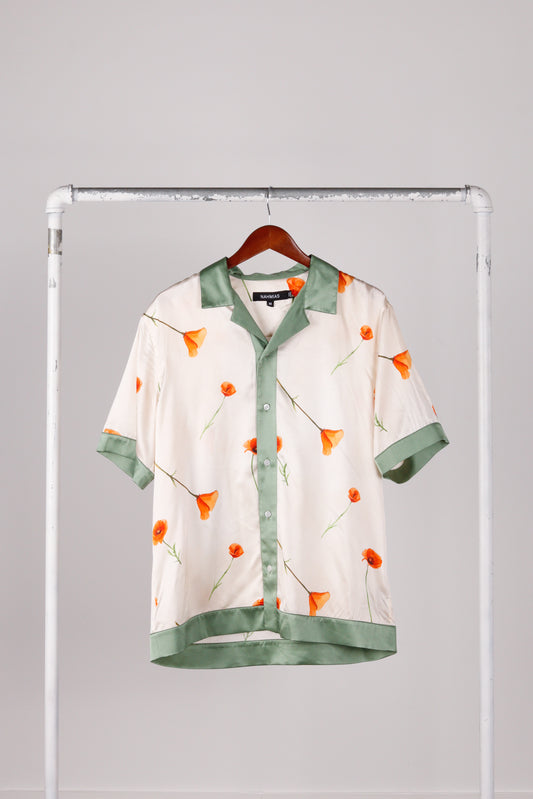 Nahmias SS23 'Poppy Print' Silk Shirt (2023)