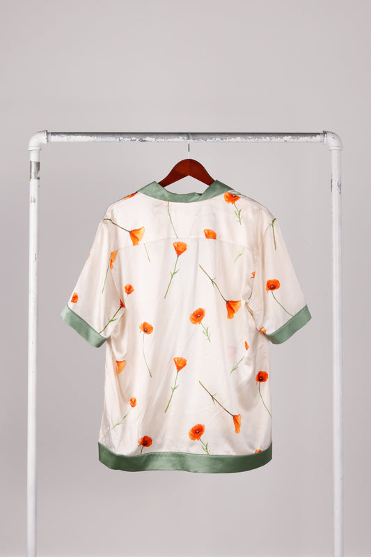 Nahmias SS23 'Poppy Print' Silk Shirt (2023)