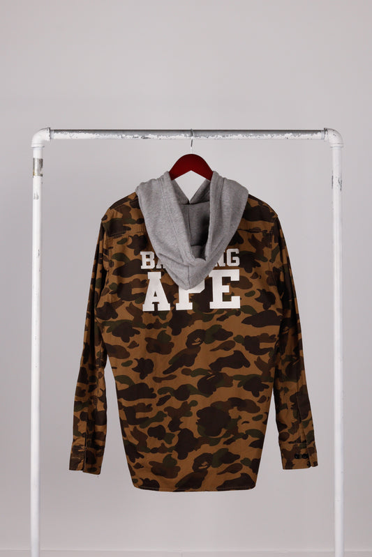 A Bathing Ape / BAPE FW14 '1st Camo Canvas Hooded' Shirt (2014)