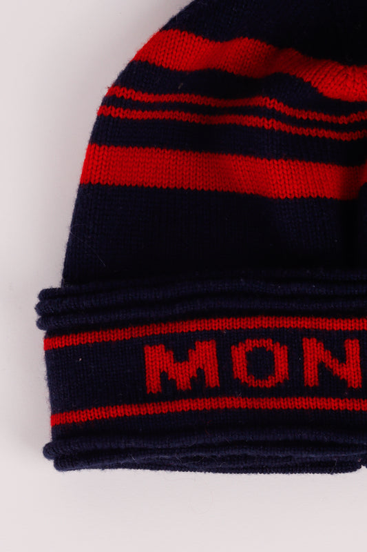 Moncler FW17 'Jumbo Pompom' Beanie Navy (2017)