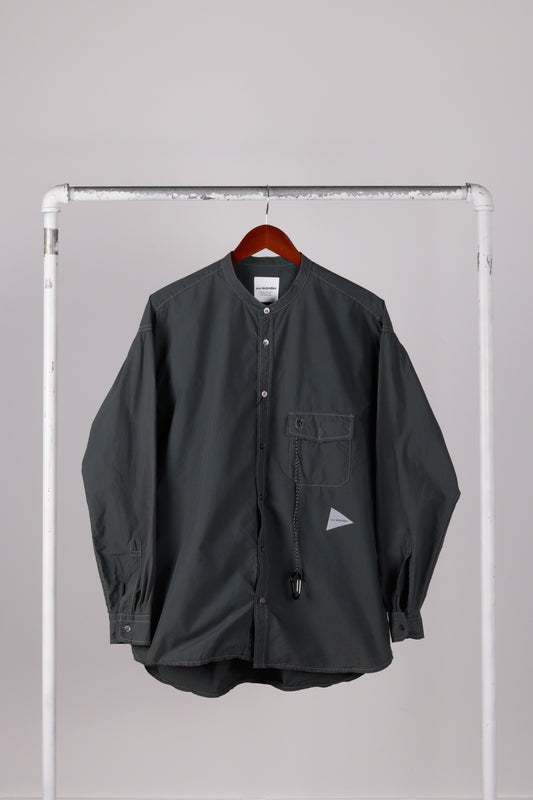 and Wander SS21 'Nylon Cordura Typewriter' Shirt Evening Green (2021)