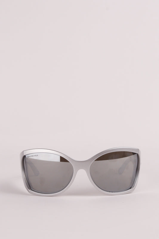 Balenciaga SS21 'Void Butterfly' Sunglasses Silver (2021)