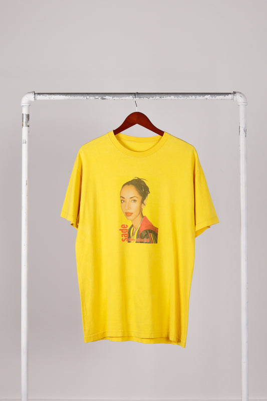 Vintage 2001 Sade 'Bootleg Lovers Rock Tour' Tee Yellow