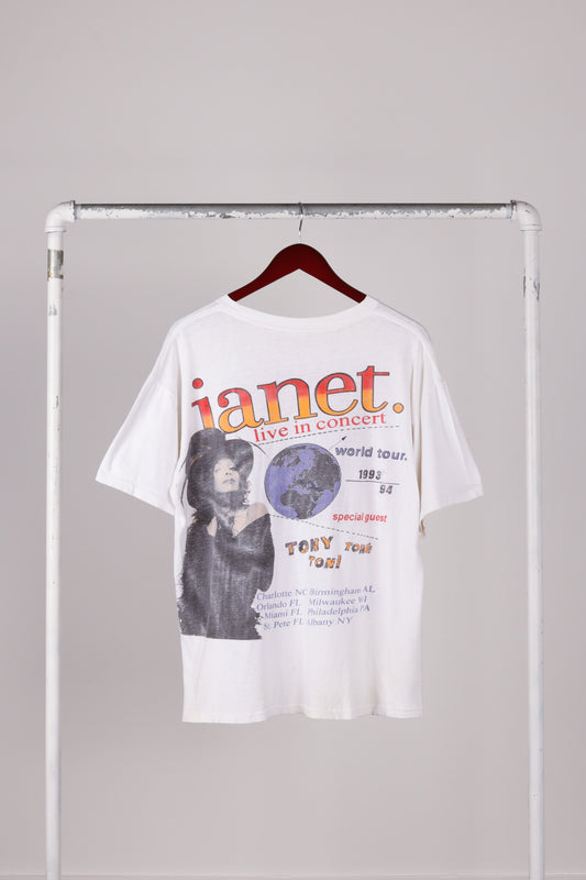 Vintage 1993 Janet Jackson '93 94 World Tour Live' Tee