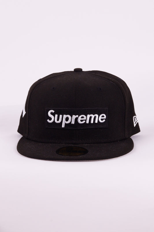 FW21 Supreme x New York Yankees 'New Era Box Logo' Fitted Hat