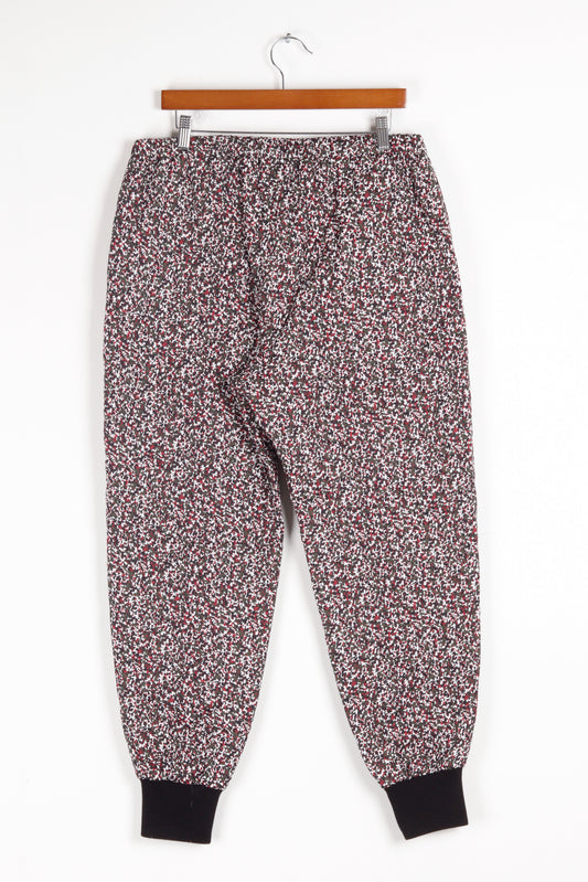 Marni AW17 'Diamond Quilted Runway Lounge' Pants Red Camo (2017)