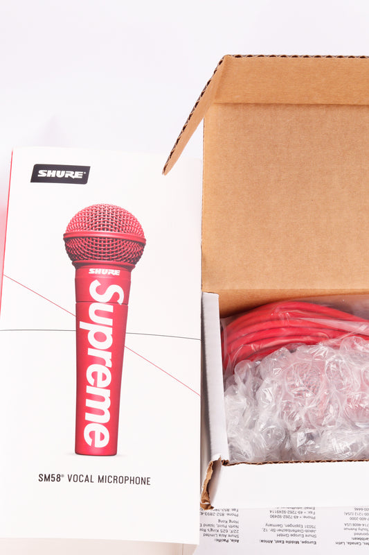 Supreme FW20 'Shure SM58' Vocal Microphone Red (2020)