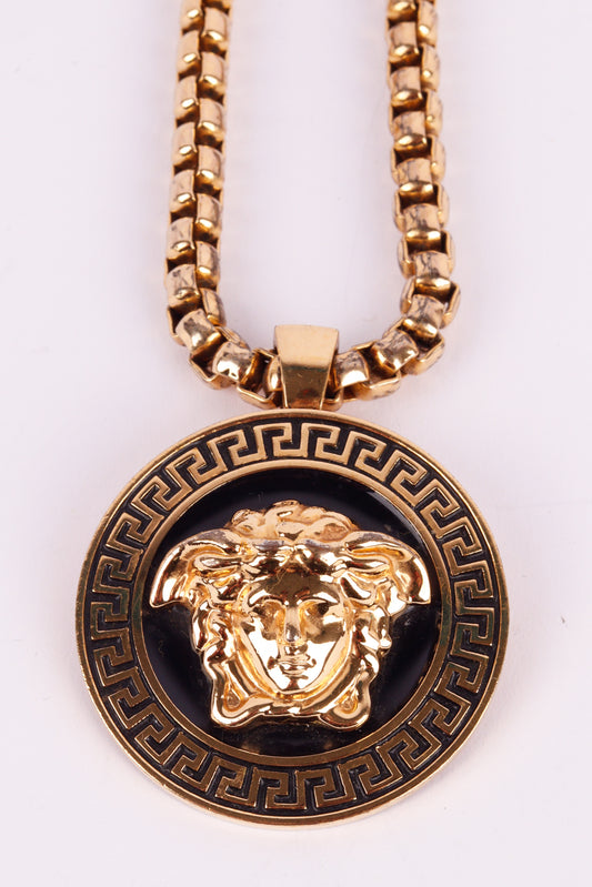 Versace SS17 'Medusa Medalion' Necklace Gold (2017)