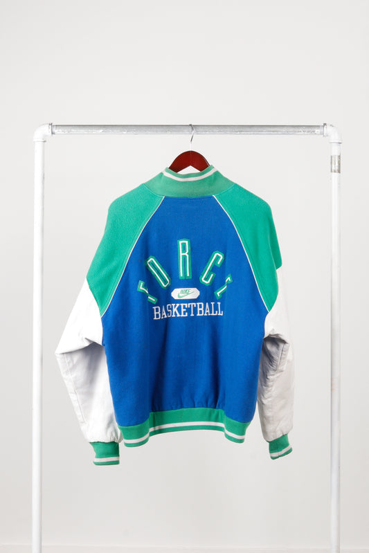 Vintage 90's Nike 'Force' Basketball Varsity Letterman Jacket