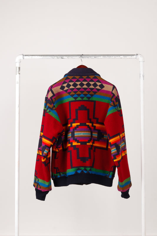 Vintage 70's Pendleton 'Aztec Pattern' Wool Jacket