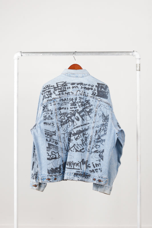 Kanye West x himumimdead 'Life Of Pablo/Signatures' Custom Levi's Type 3 Denim Jacket (2016)