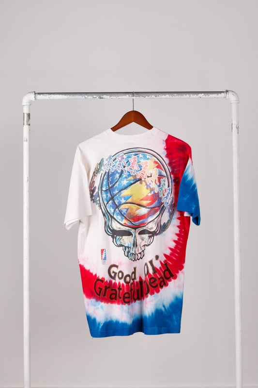 Vintage 1996 Grateful Dead 'I'll Get Up and Fly Away/Wharf Rat' Tie Dye Tee