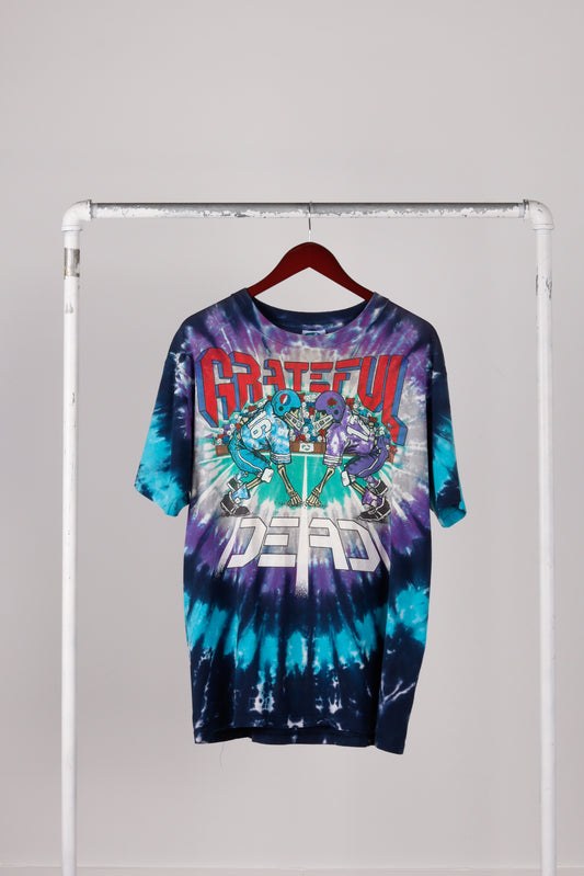 Vintage 1991 Grateful Dead 'Giant Stadium Concert/Football' Tie Dye Tee