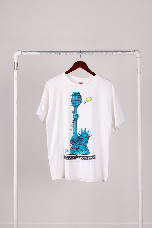 Vintage 1992 Nike 'Statue of Liberty Tennis Championships' Tee