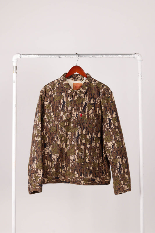 Supreme x Levi's FW13 'Shearling Lined Trucker' Jacket Woodland Camo (2013)