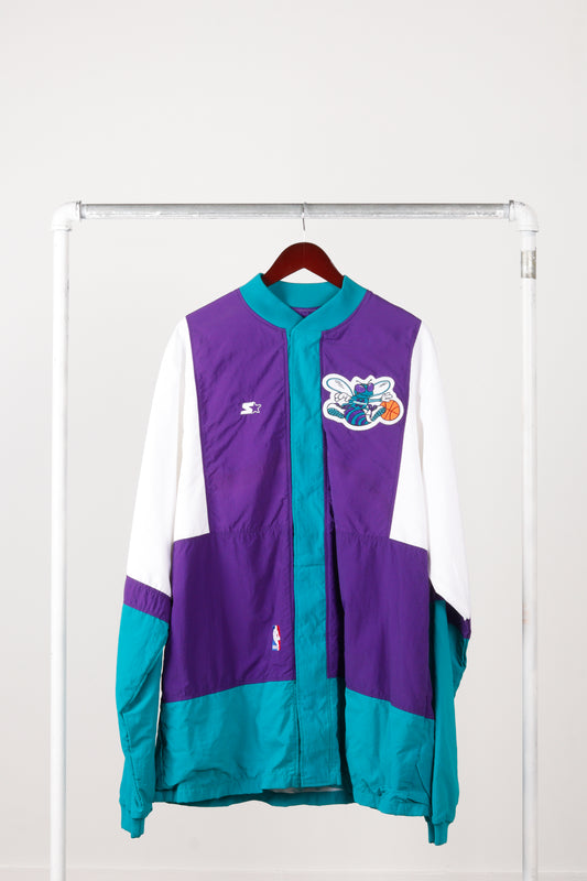 Vintage Starter '1997-98 Charlotte Hornets Game Issued' Warm Up Jacket