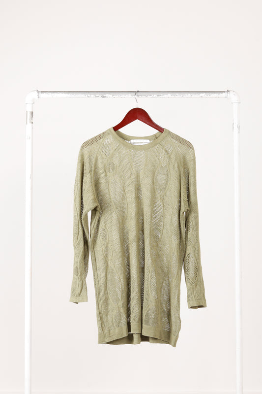 RANRA SS23 'Glofaxi Sheer' Sweater Green (2023)