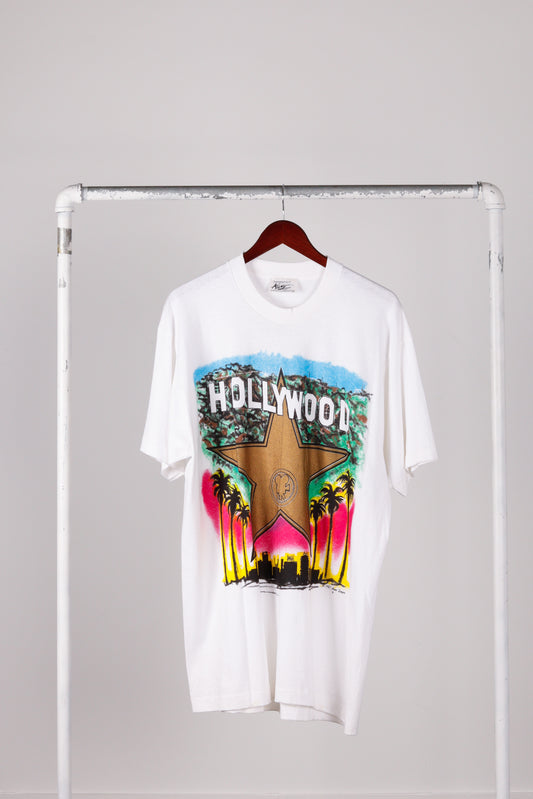 Vintage 1987 Hollywood 'Walk Of Fame Star Souvenir' Tee