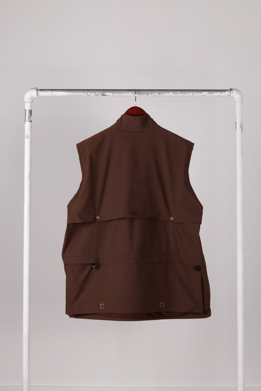 Grn Outdoor FW23 'Mushi Mushi' Vest Brown (2023)