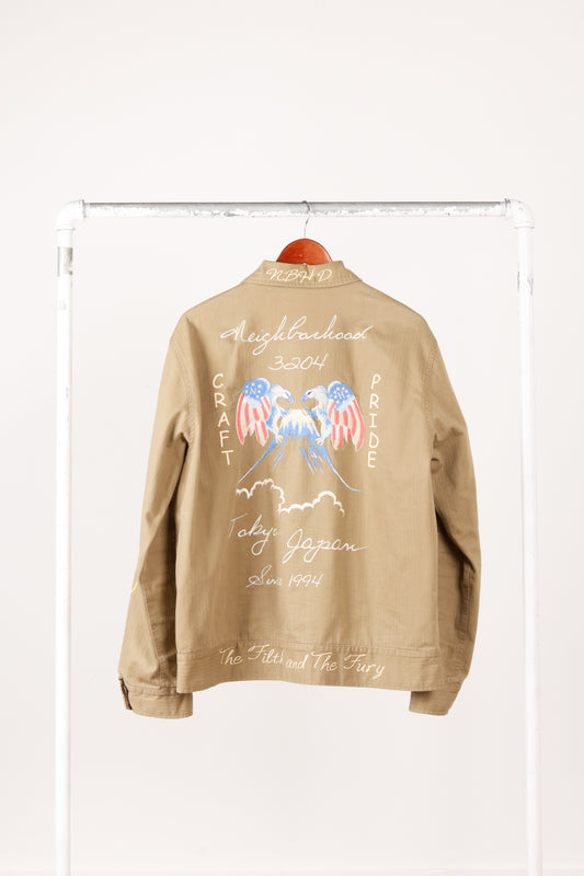 Neighborhood SS15 'Mash' Souvenir Embroidered Chore Coat (2015)