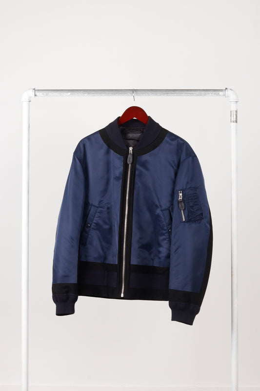 UNDERCOVER FW20 'Contrast Panel Bomber Jacket' Blue (2020)