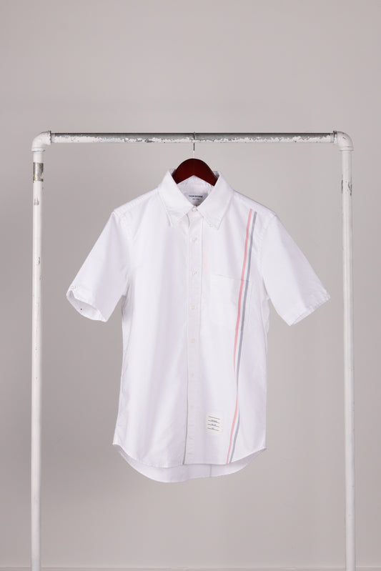 Thom Browne SS23 'Straight Fit' S/S Shirt White (2023)