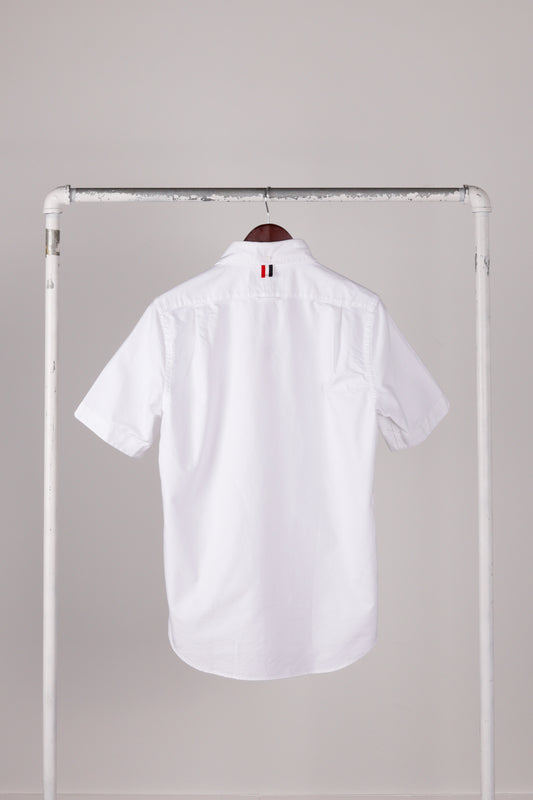 Thom Browne SS23 'Straight Fit' S/S Shirt White (2023)