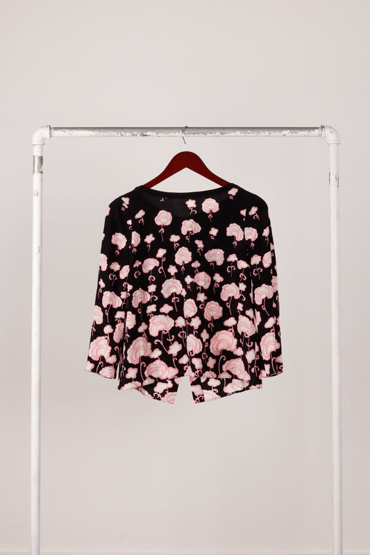 Prada SS14 'Floral Rose Print' Blouse (2014)