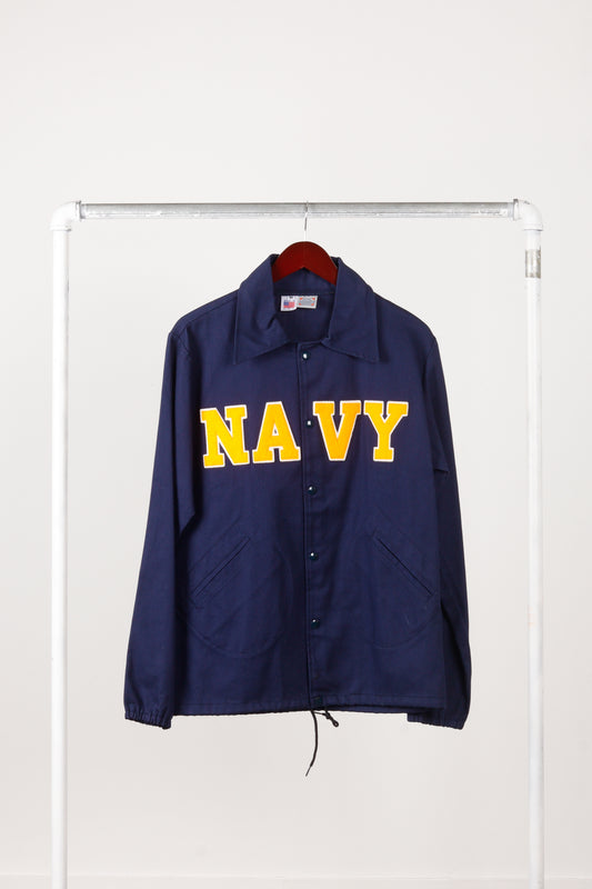 Ebbets Field Flannels 'US Navy' Chenille Logo Coach Jacket