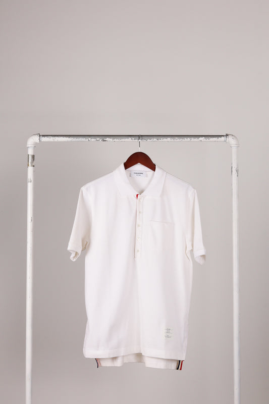 Thom Browne x George Greene Chicago SS09 'RWB Stripe Classic Pique' Polo Shirt (2009)