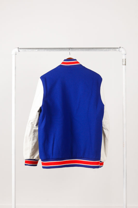 Mitchell & Ness 'New York Knicks Classic Logo' Varsity Leather Jacket